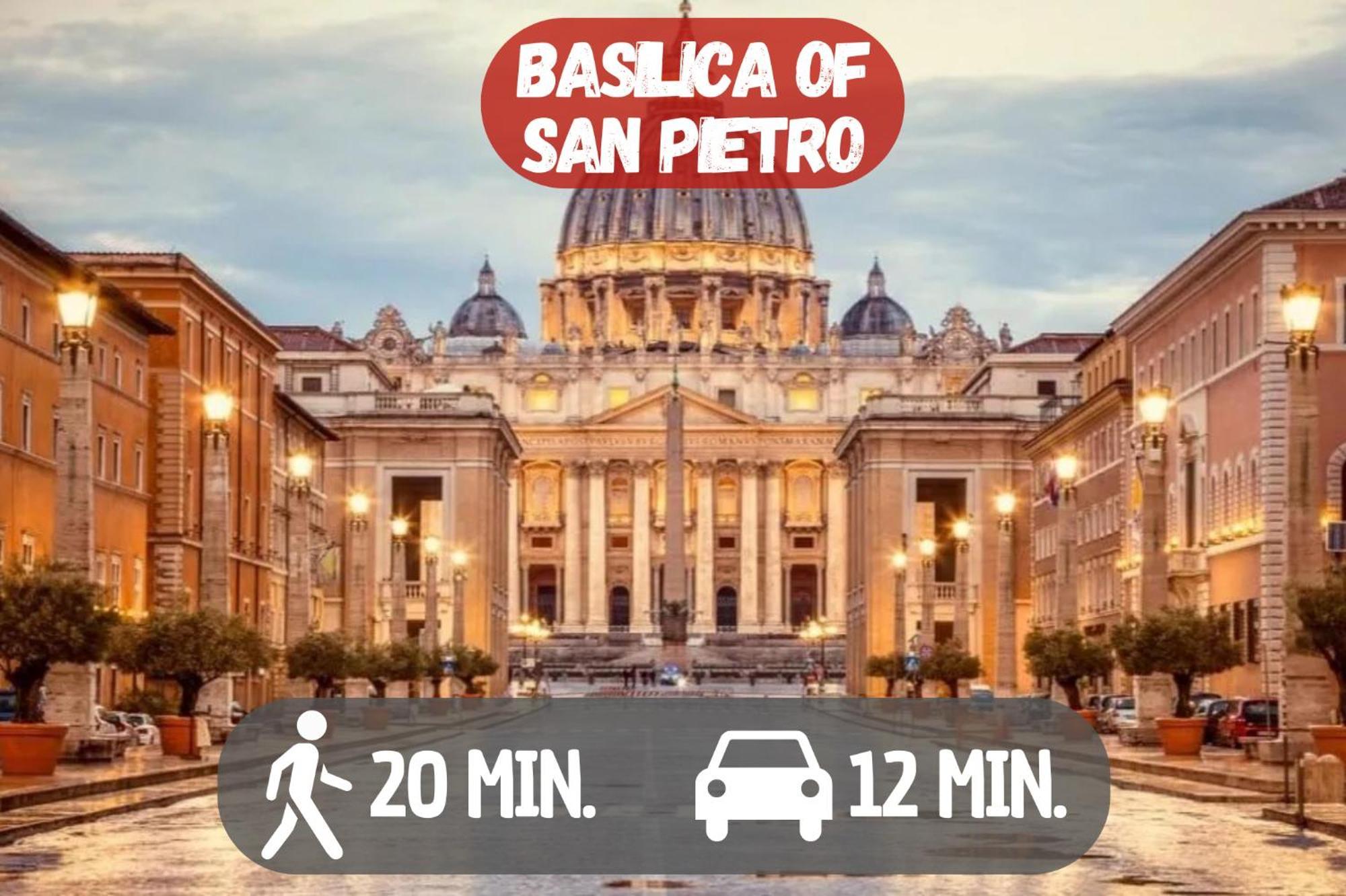 10 Minutes By Car From St Peter's Basilica